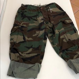 Glam and bling original military pants